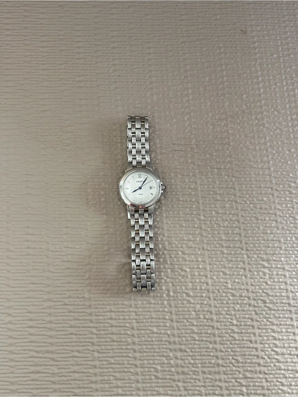 Seiko Silver Women's Linked Bracelet Watch